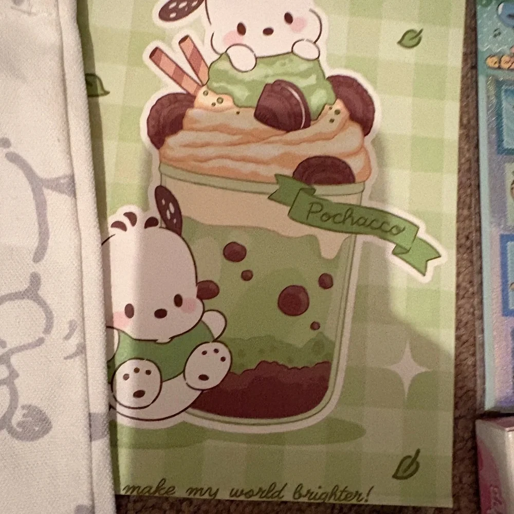 NWOT Sanrio extra large pochacco bag and more stationary bundle - Picture 5 of 13